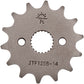 JT SPROCKETS Countershaft Sprocket - 14 Tooth JTF1256.14 by JT Countershaft Sprockets   Steel