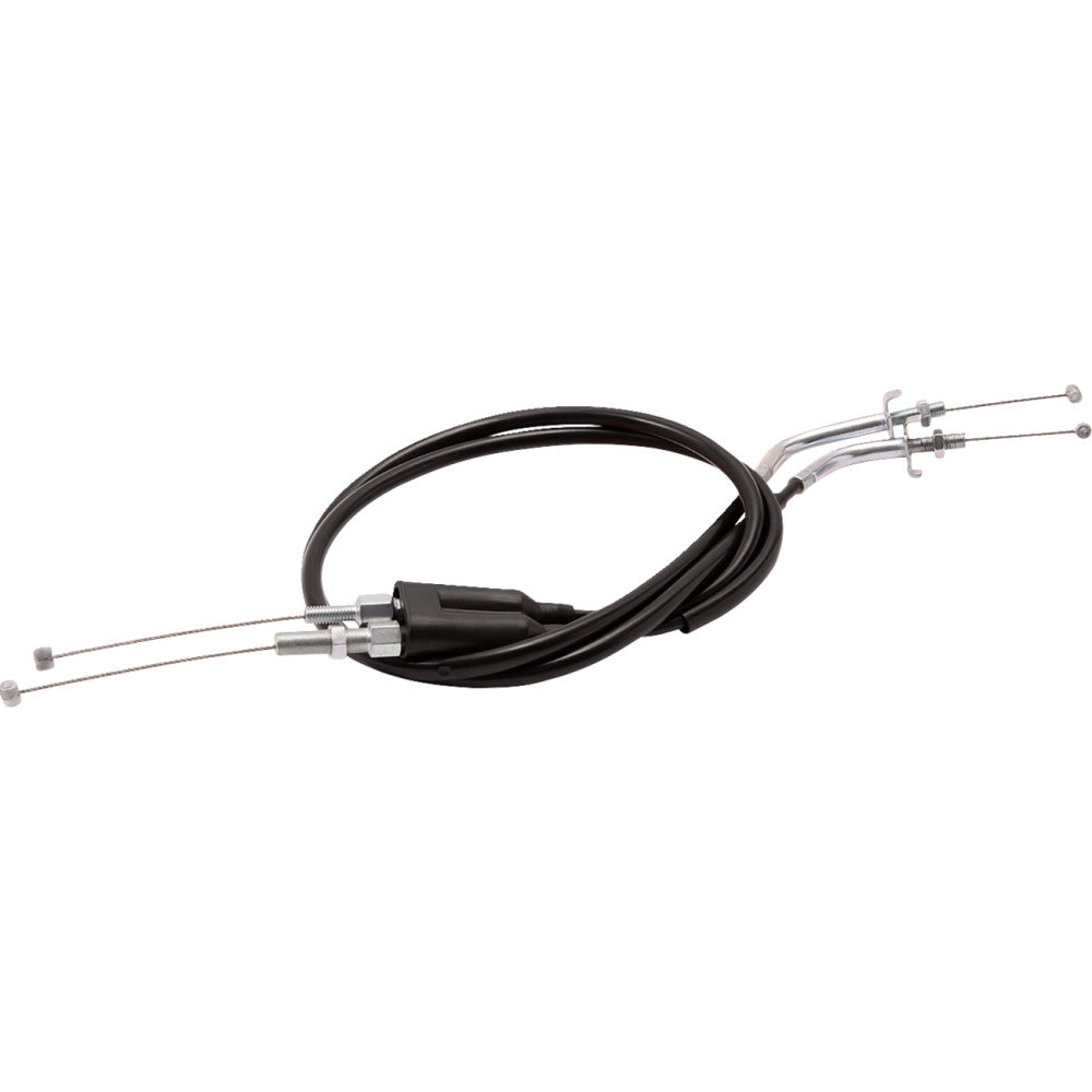 MOTION PRO Black Vinyl Throttle Cable - Push/Pull - +4" - '19-'24 CRF110F 02-0623