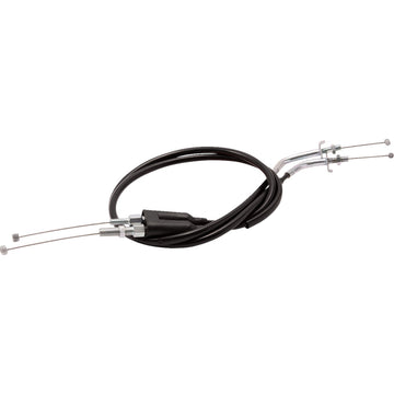 MOTION PRO Black Vinyl Throttle Cable - Push/Pull - +4" - '19-'24 CRF110F 02-0623