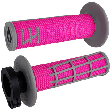 ODI Emig 2.0 - V2 Lock-On Grip Pink/Grey