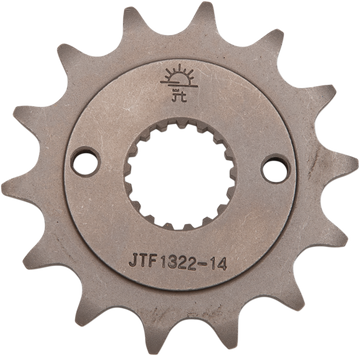 JT SPROCKETS Counter Shaft Sprocket - 14-Tooth JTF1322.14 by JT Countershaft Sprockets   Steel