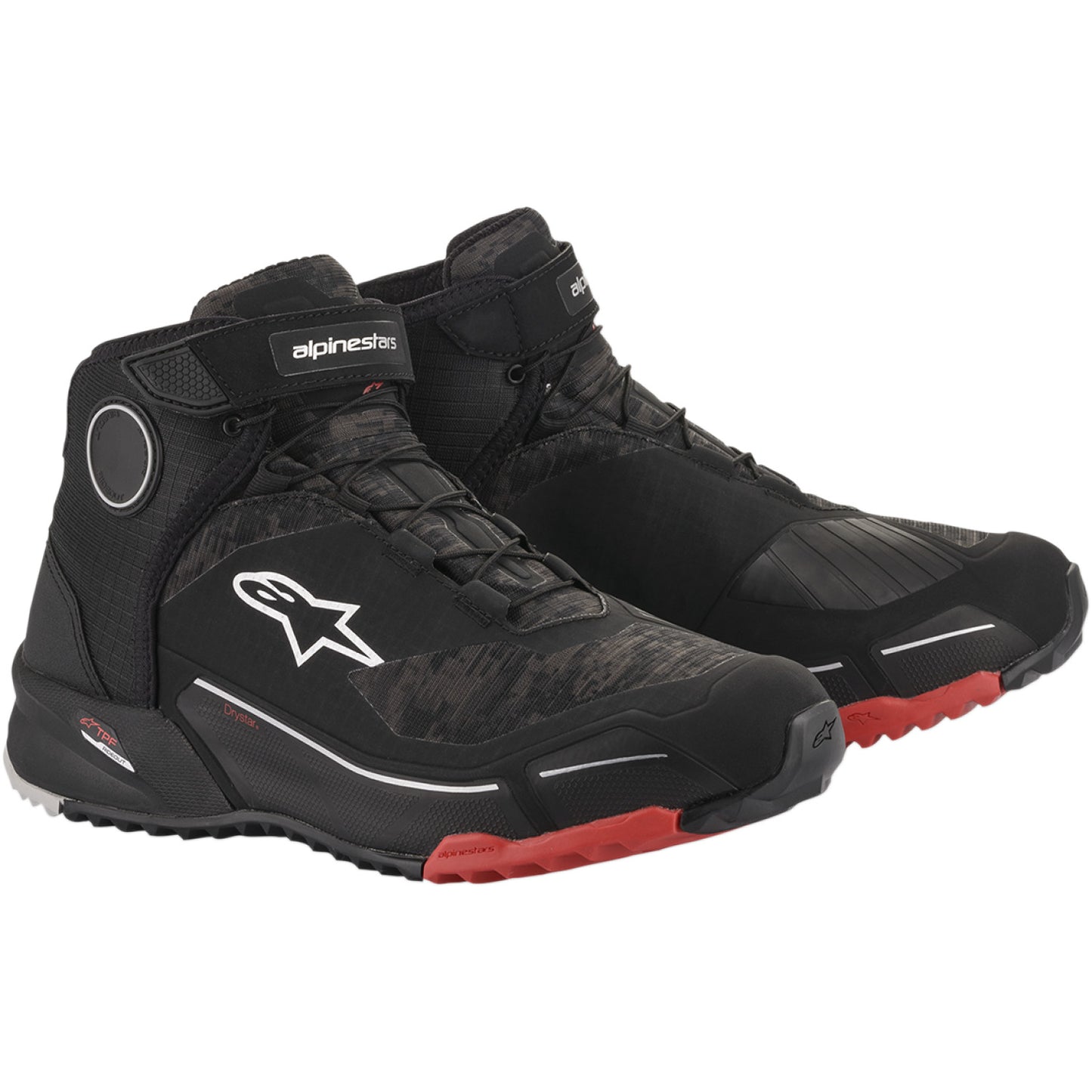 ALPINESTARS CR-X Drystar? Shoes - Black Camo/Red - US 11 261182099311