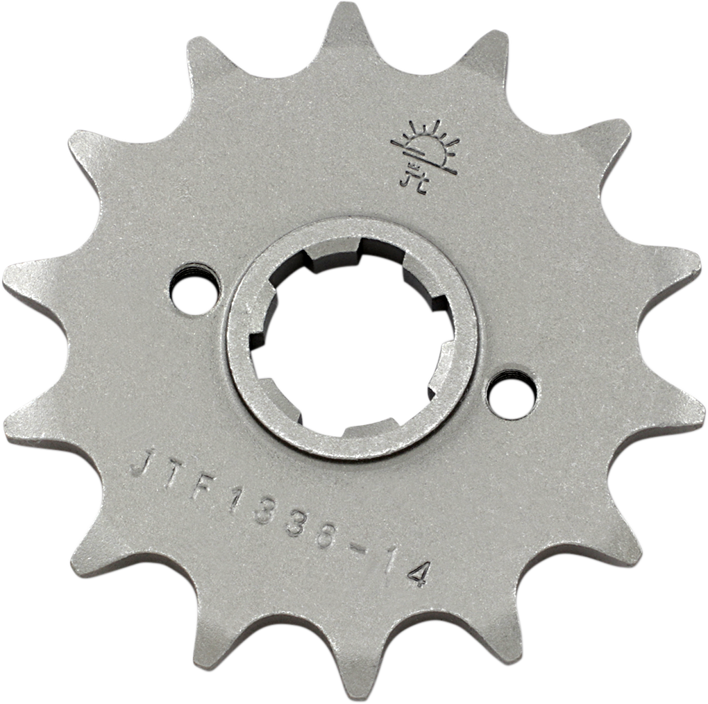 JT SPROCKETS Counter Shaft Sprocket - 14-Tooth JTF1336.14 by JT Countershaft Sprockets   Steel