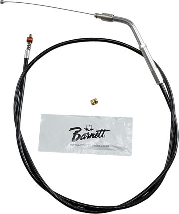 BARNETT Black Vinyl Idle Cable - +6" 101-30-40006-06