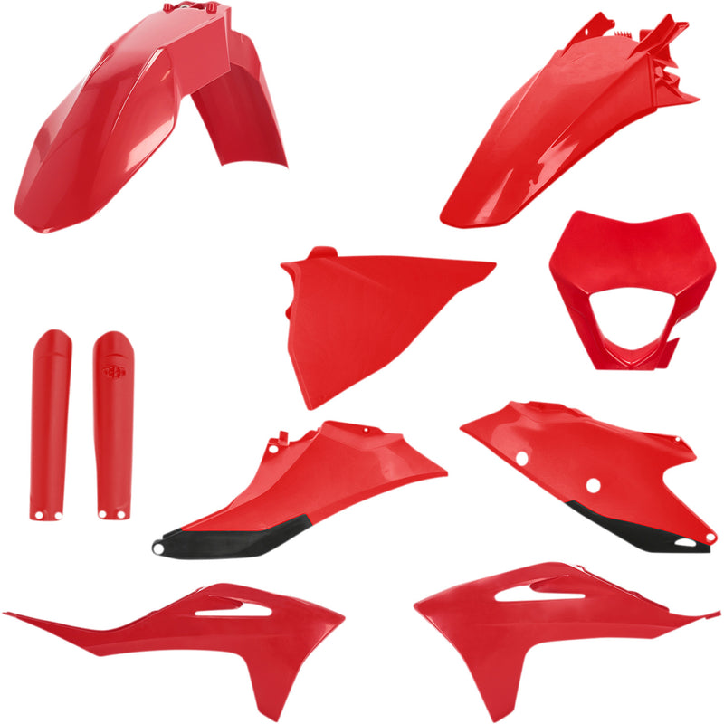 Acerbis Full Replacement Body Kit - Red/Black 2872811018