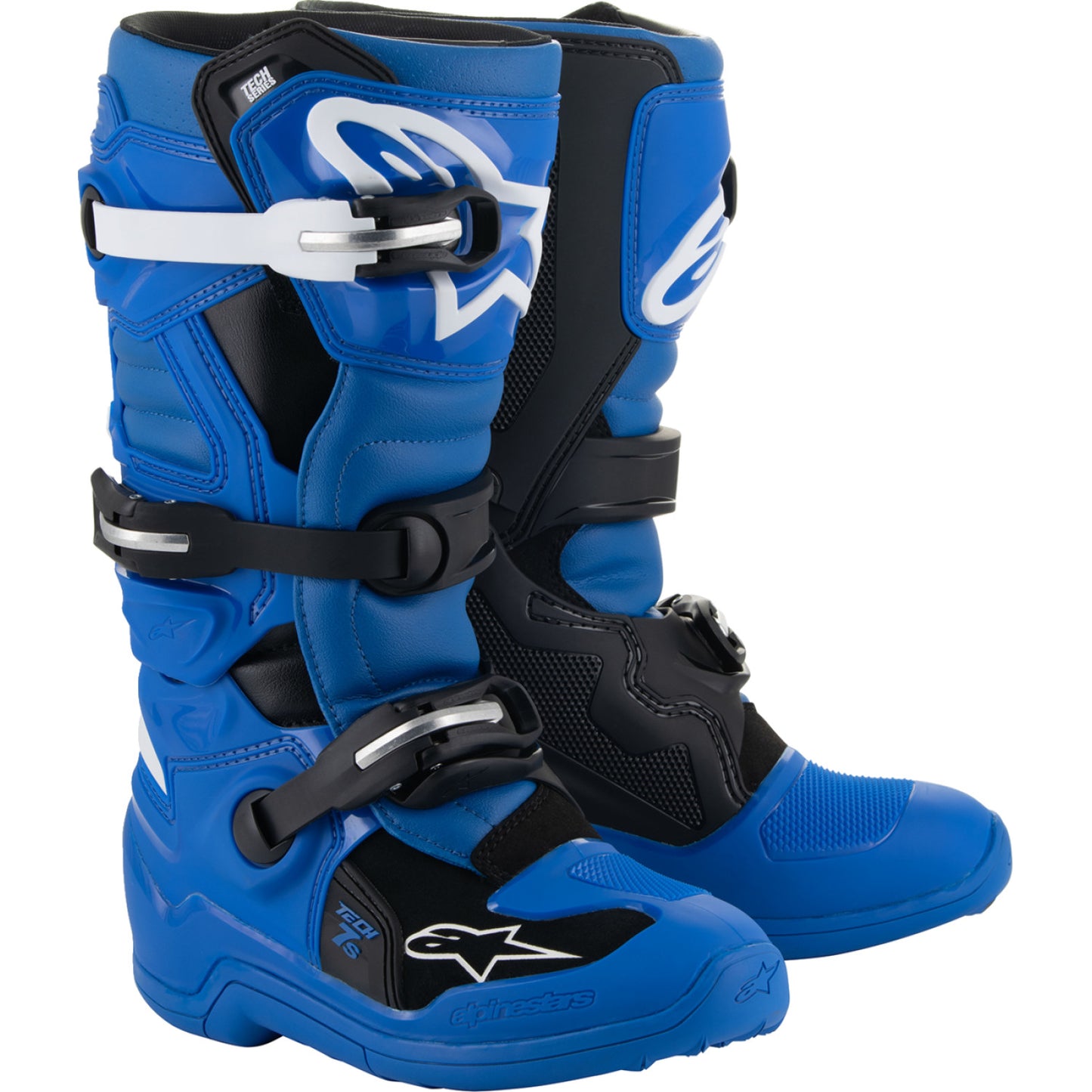 ALPINESTARS Youth Tech 7S Boots - Blue/Black/White - US 6 2015017-712-6