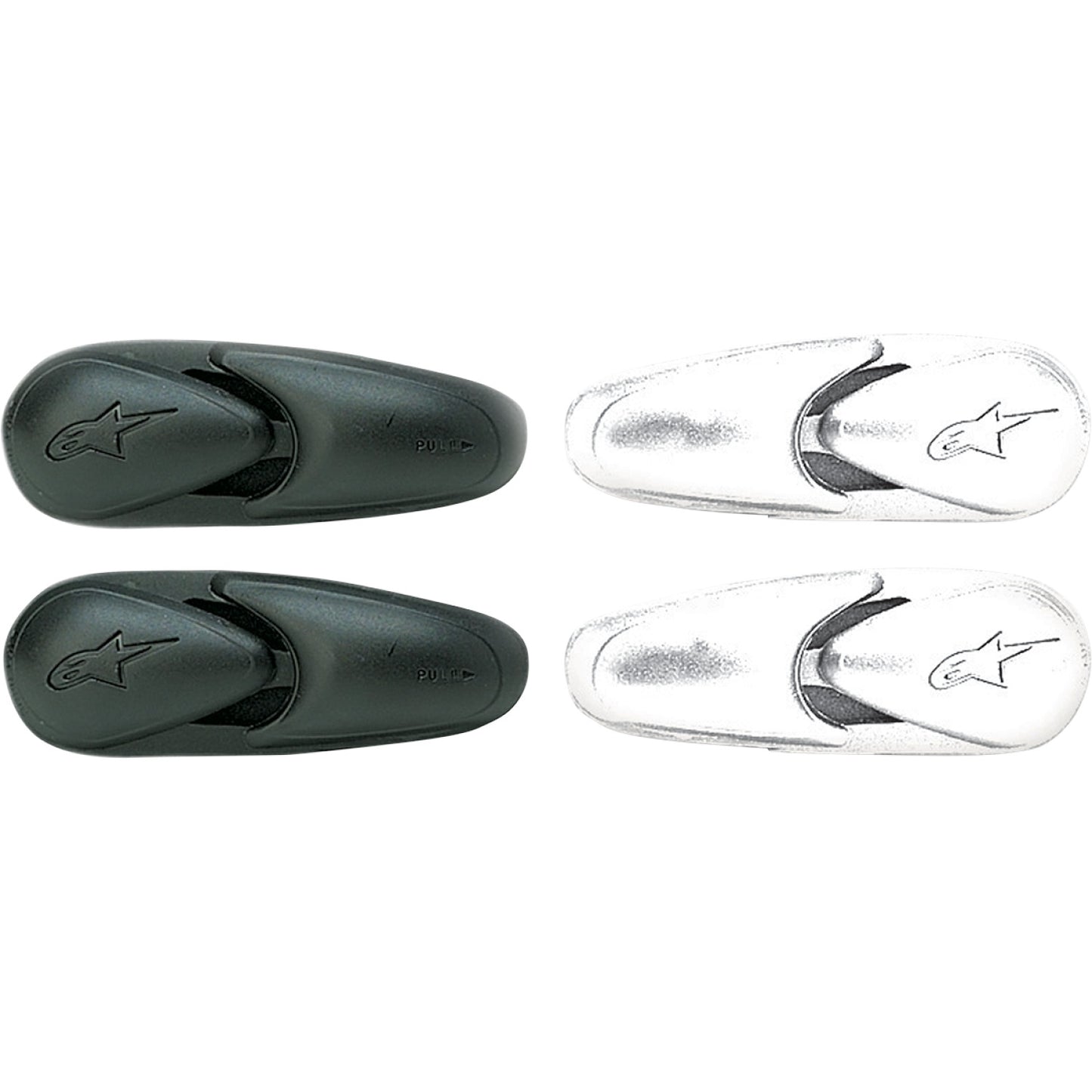 ALPINESTARS Flexible Toe Sliders - White 25SLITECH-BI