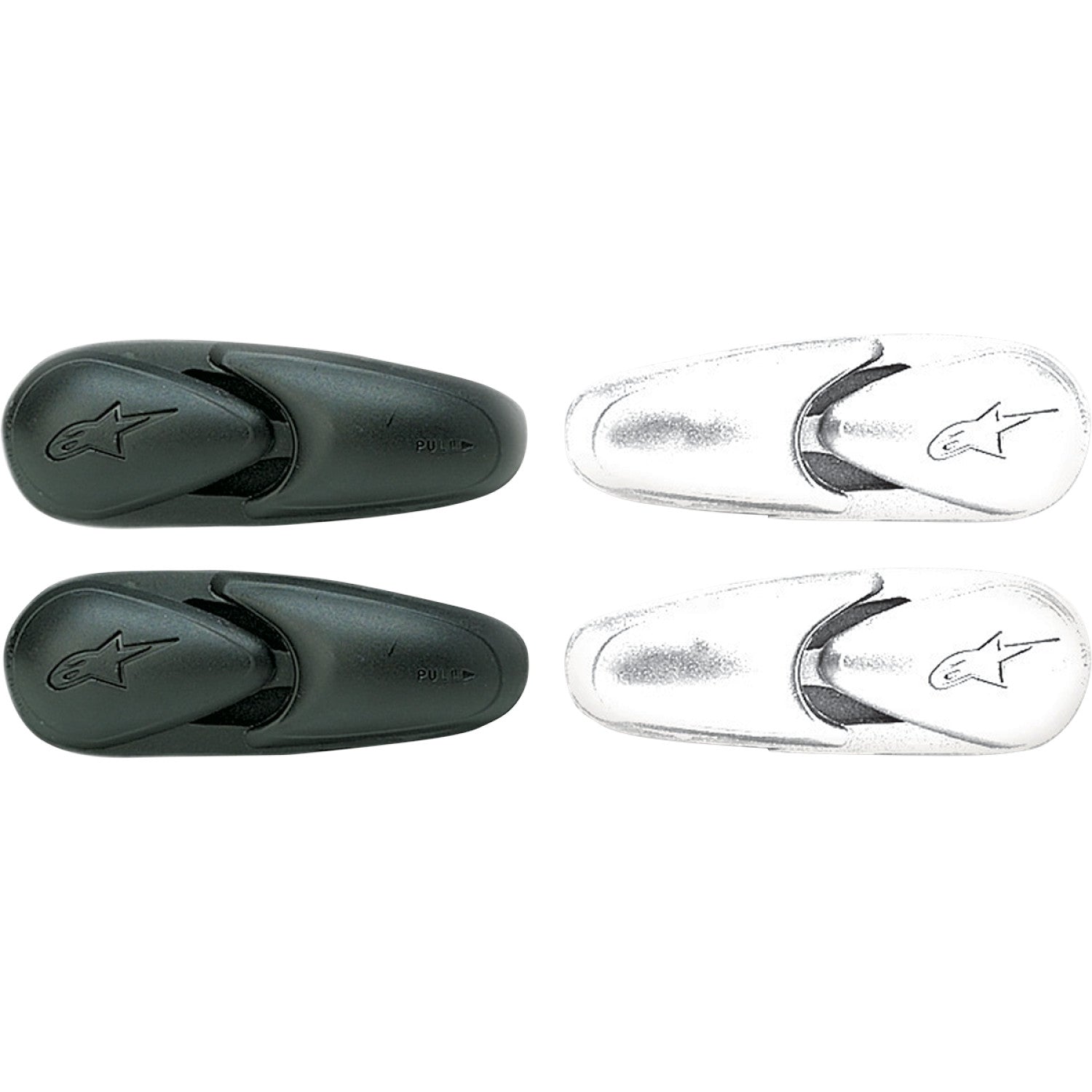 ALPINESTARS Flexible Toe Sliders - White 25SLITECH-BI