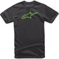 ALPINESTARS Ageless T-Shirt - Black/Green - Medium 1032720301060M