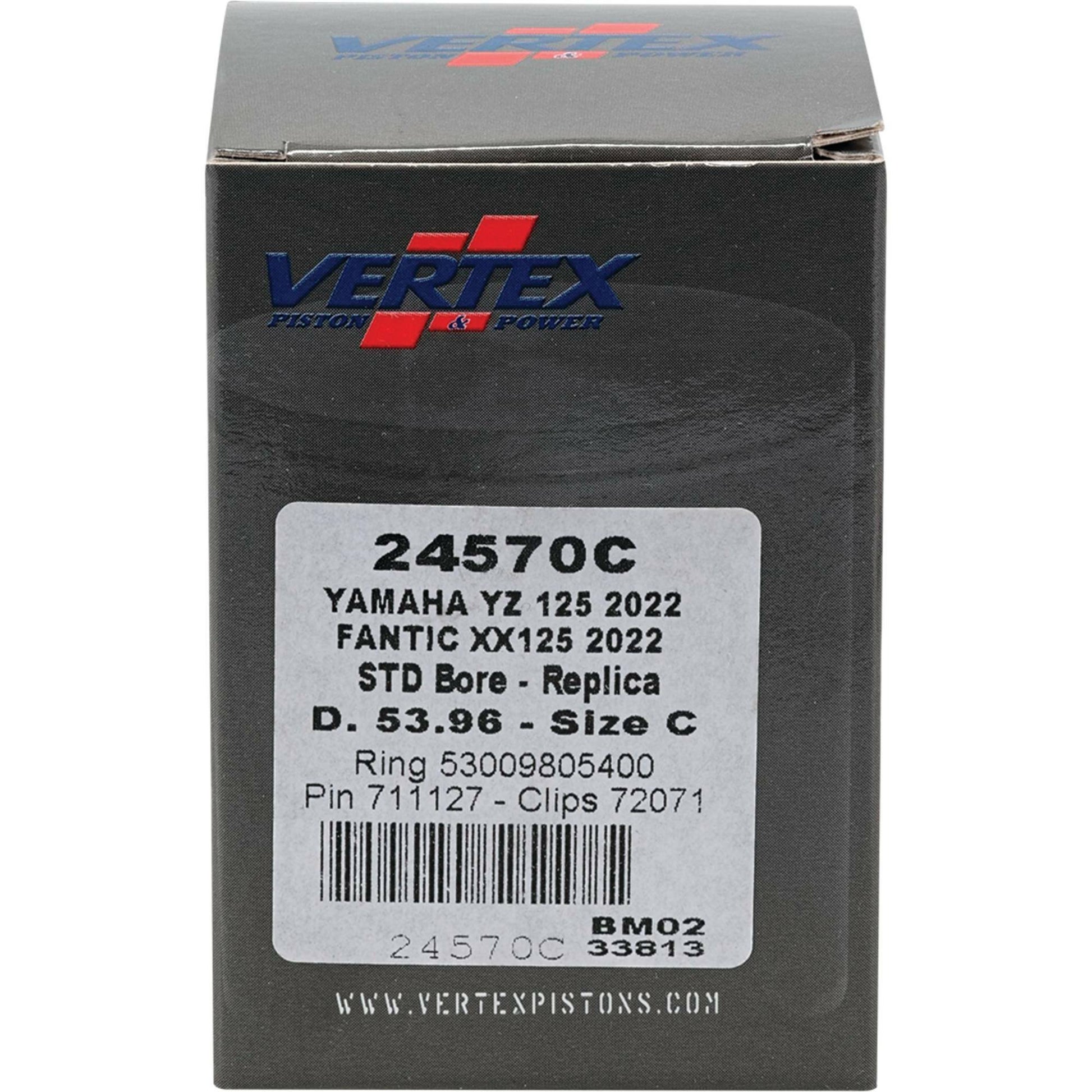 Piston Kit Cast 53.96/Std Yam