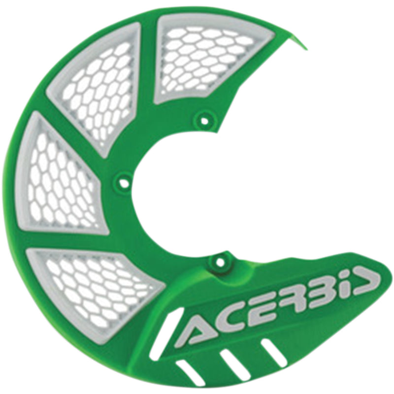 Acerbis X-Brake Disc Cover - Green/White 2449490006