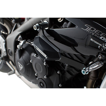 SW-Motech Frame Slider Kit - Triumph - Speed Triple 1050 R/S/RS STP.11.590.10300/B | Frame Protectors