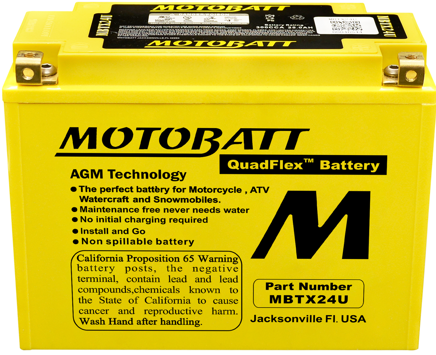 Battery Mbtx24u Sealed Factory Activated