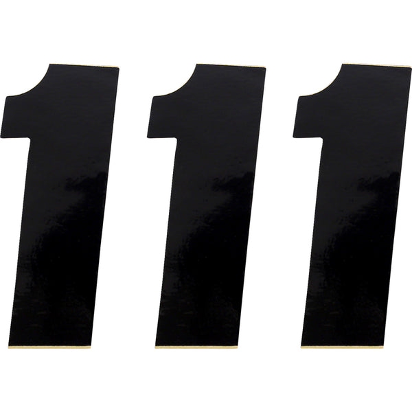 Moose Racing Race Number 1 - Black - 4.5