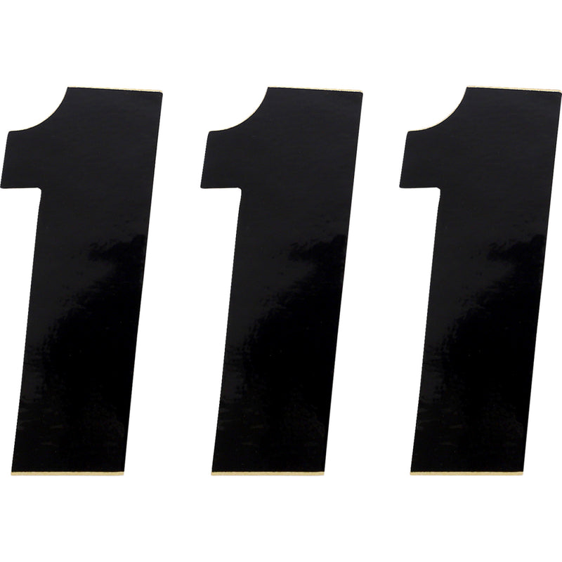 Moose Racing Race Number 1 - Black - 4.5" 80011