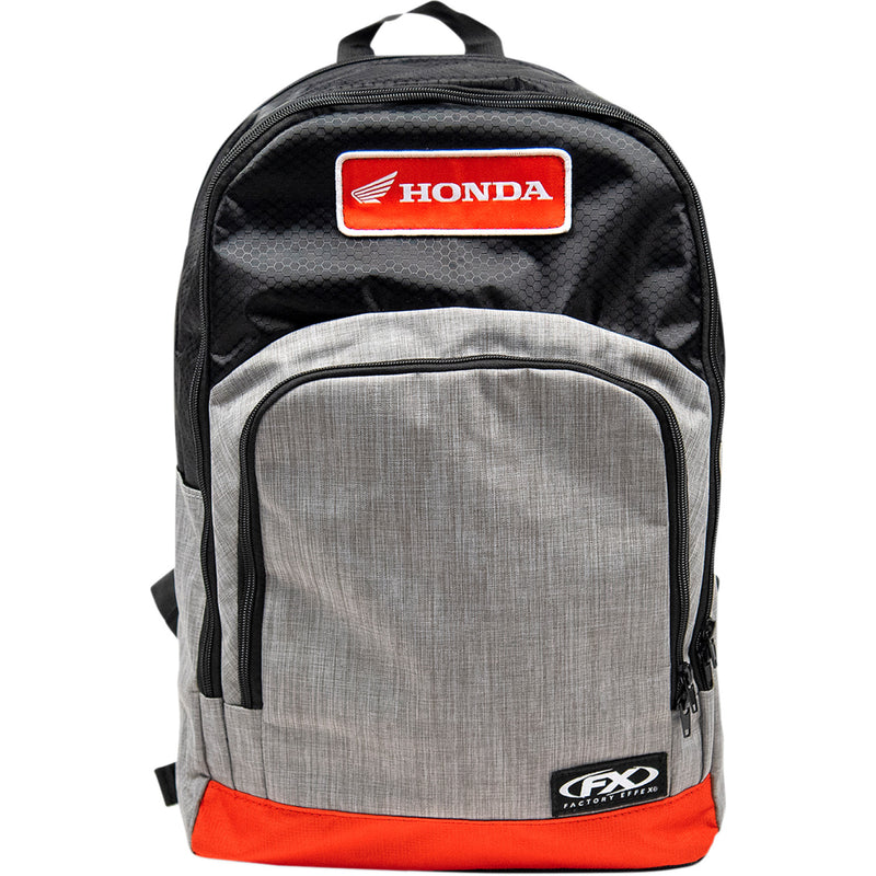 FACTORY EFFEX Honda Standard Backpack - Black/Gray/Red 23-89310