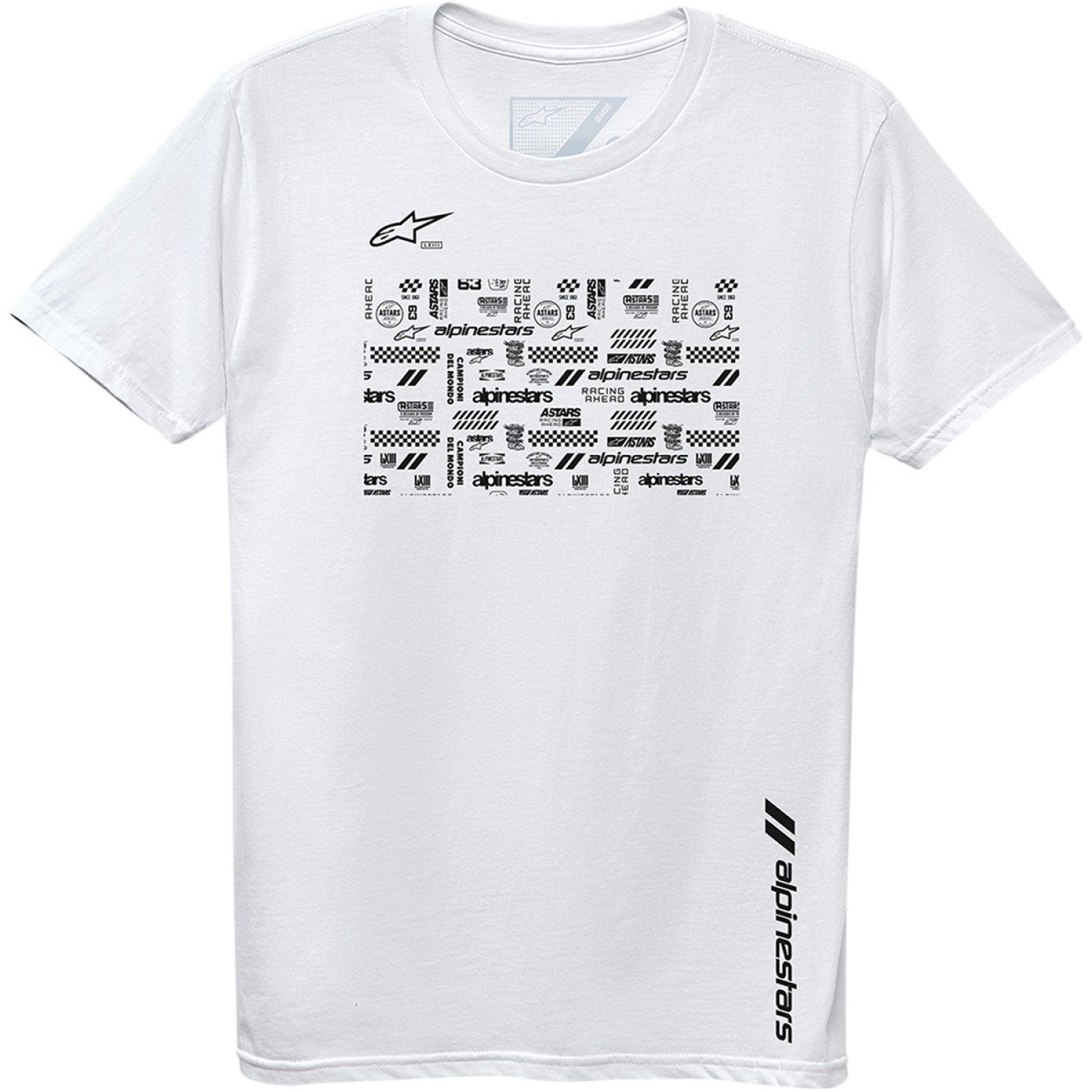 ALPINESTARS Chaotic T-Shirt - White - 2XL 123072109202X