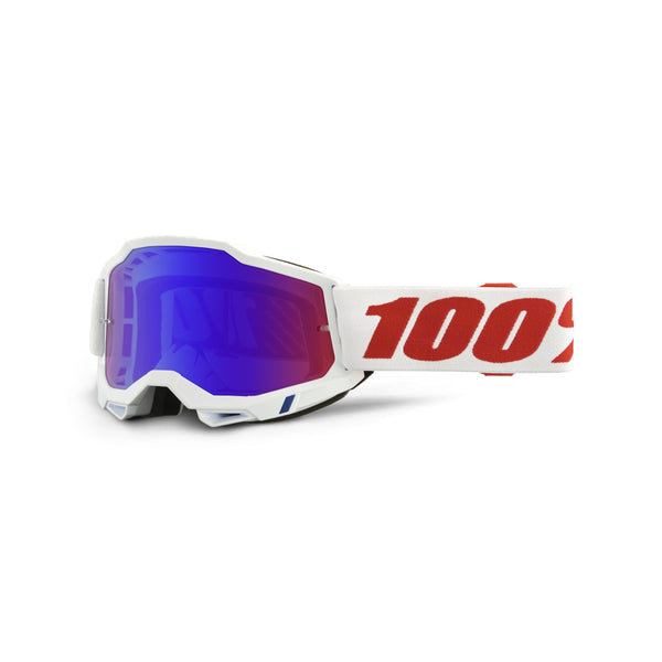 100Percent Accuri 2 Goggle Pure Mirror Red/Blue Lens