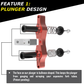 Tamer Double Button X Wing Red