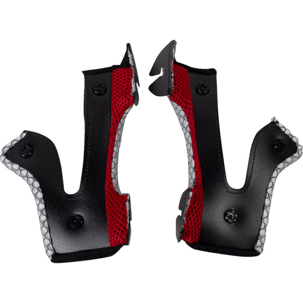 Moose Offroad Youth F.I. Cheek Pads - Vaporwave - Gray - Small 01343625