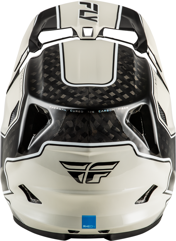 Fly Racing Werx R Flow Carbon Helmet Black Carbon/Grey Xl
