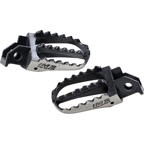 IMS PRODUCTS INC. Pro-Series Footpegs - Black 295512-4