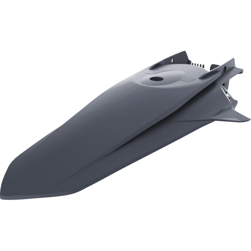 POLISPORT Fender - Rear - Gray - EXC/EXC-F | XC-W/XCF-W 8557000007 by Polisport