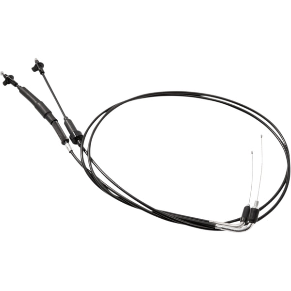 Motion Pro Black Vinyl Throttle Cable - Pull - Polaris 10-0174