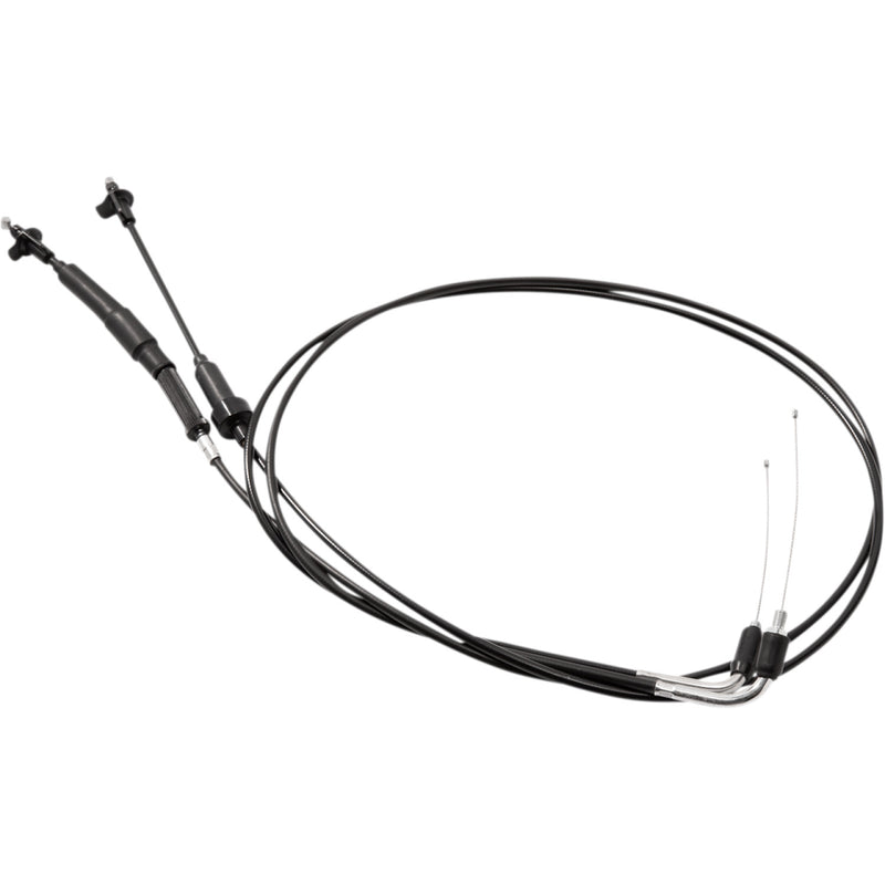 Motion Pro Black Vinyl Throttle Cable - Pull - Polaris 10-0172