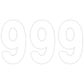 FACTORY EFFEX Mini Pro Number 9 - White - 5" 03-0209