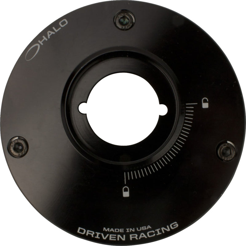 DRIVEN RACING Fuel Cap Base - Black - Aprilia DHFCB-AP01