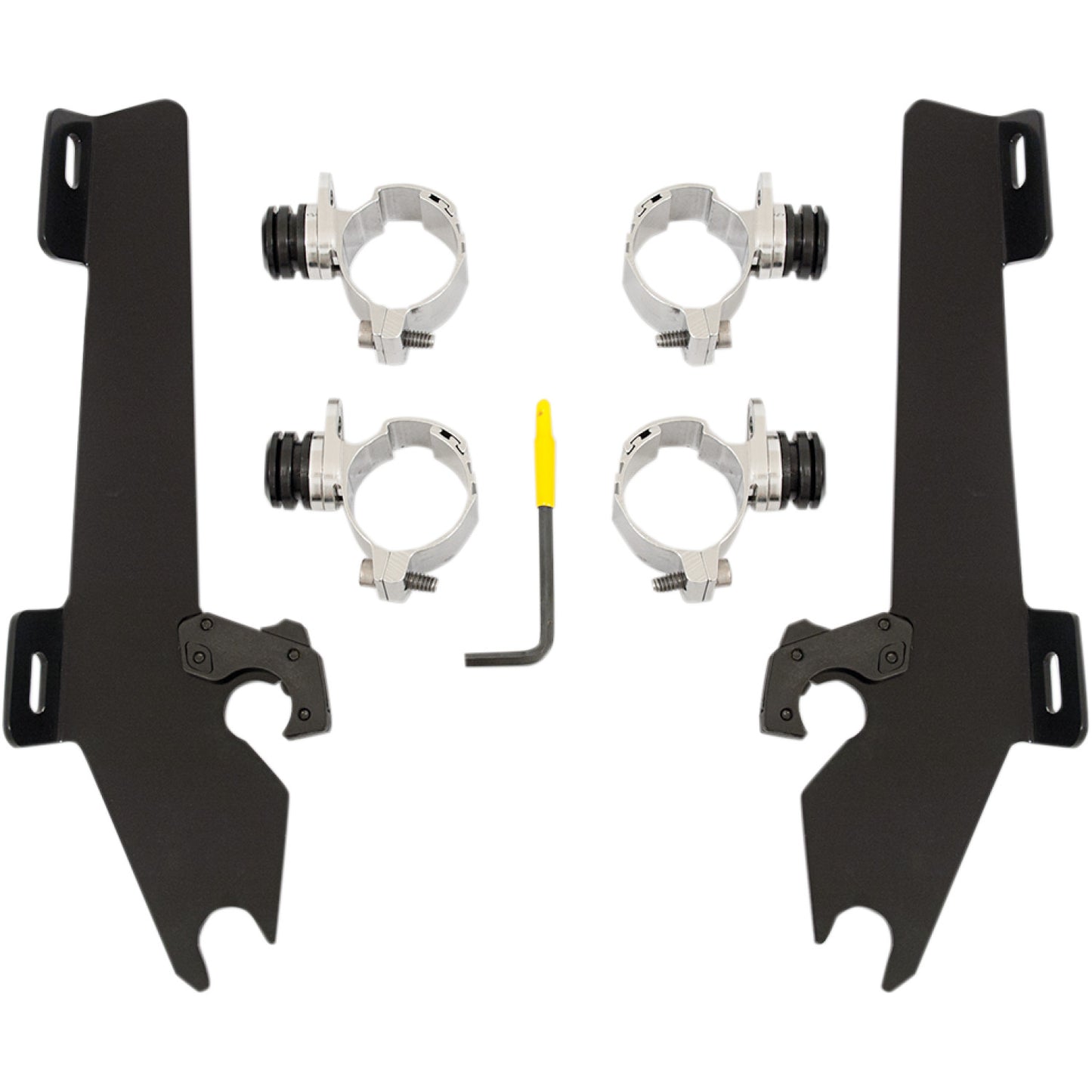 Memphis Shades Batwing Trigger Lock Mounting Kit - Vegas - Black MEK1930