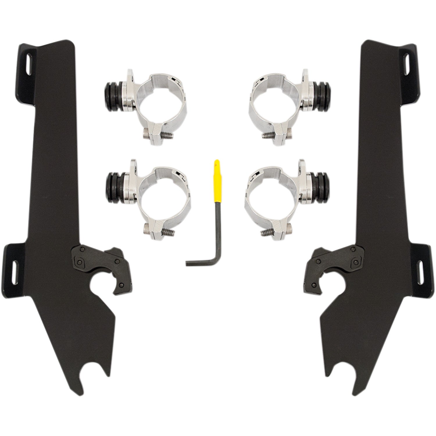 Memphis Shades Batwing Trigger Lock Mounting Kit - Vegas - Black MEK1930