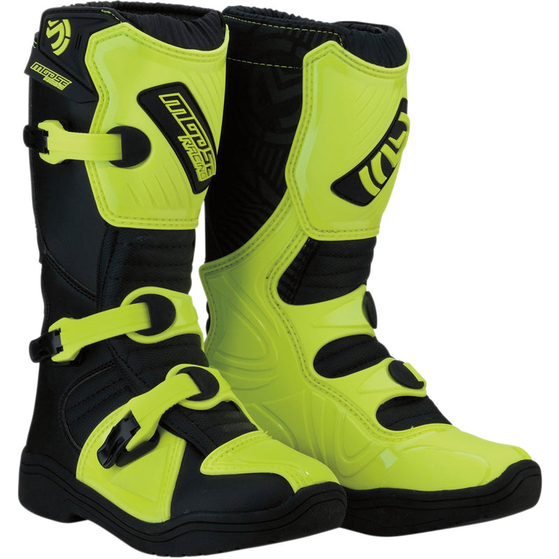 Moose Racing M1.3 Boots - Black/Hi-Viz Yellow - Size 6 3411-0449