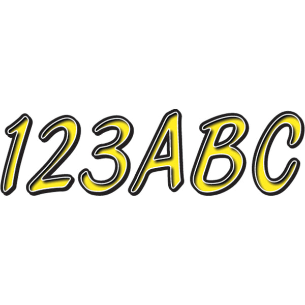 Hardline I.D. Sticker Kit - 400 Series - Yellow YEBKG400