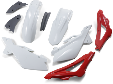 UFO Body Kit - '06 OEM White/Red/Gray - Husqvarna - CR HUKIT603-999