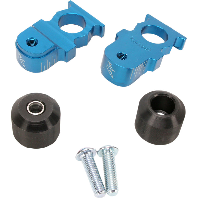 DRIVEN RACING Axle Block Sliders - Honda - Blue DRAX-103-BL