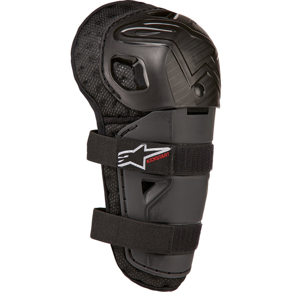 Alpinestars Youth Bionic Action Kickstart Guards - Knee - Black/Red 6540724-13-OS