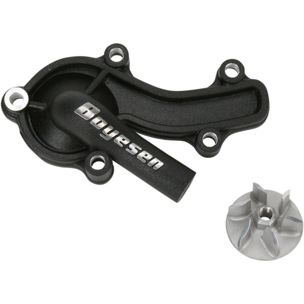 Boyesen Impeller/Waterpump Cover - Black - Honda WPK-09B