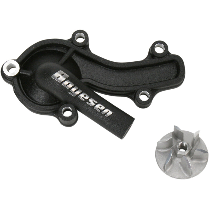BOYESEN Impeller/Waterpump Cover - Black - Honda WPK-09B