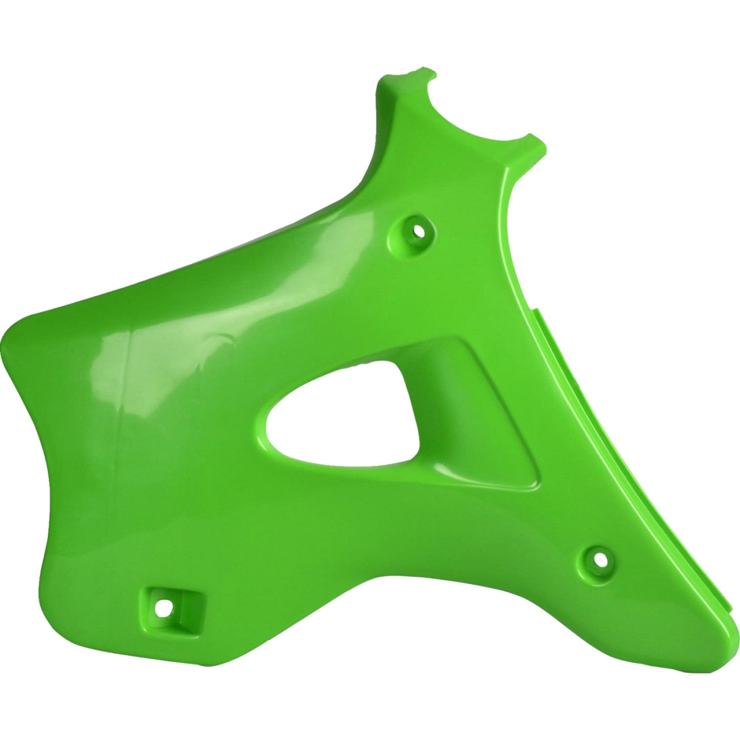 POLISPORT Radiator Cover - OEM Green - KX 125/250 8420000002 by Polisport