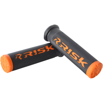 RISK RACING Grips - Fusion 2.0 - ATV - Orange 00292