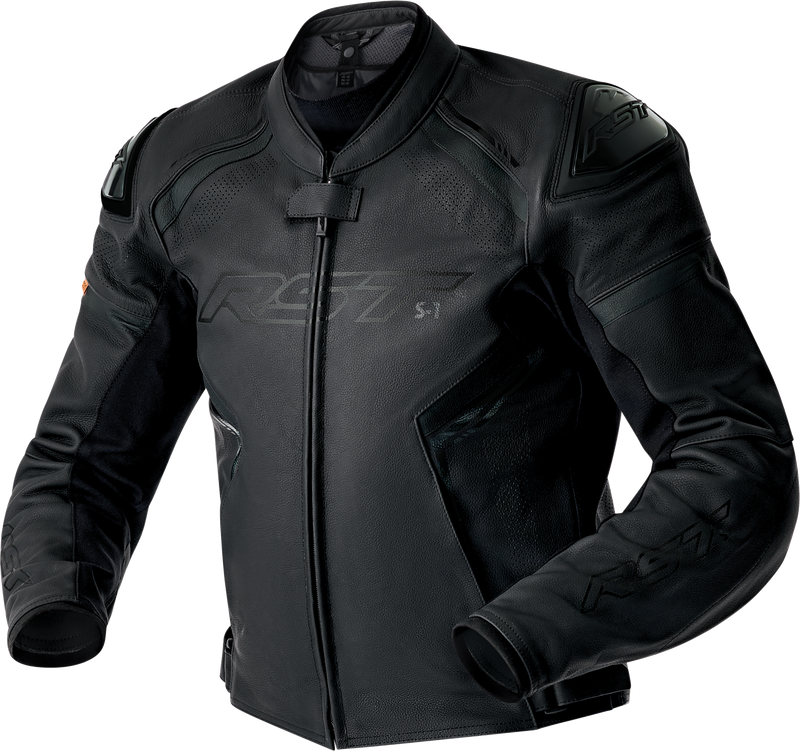 RST S1 D3O Leather CE Jacket - Black - 4XL