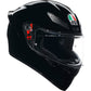 AGV K1 S Helmet - Black - Large 2118394003027L | Street Full Face Adult Helmet