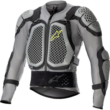 ALPINESTARS Bionic Action v2 Protection Jacket - Gray/Black/Yellow - 2XL 6506823-915-2X