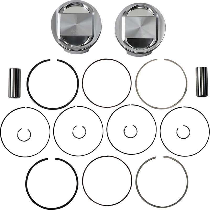 JE Pistons Piston Kit - 95" - Twin Cam 324716 | JE Pistons | Piston & Ring Kits