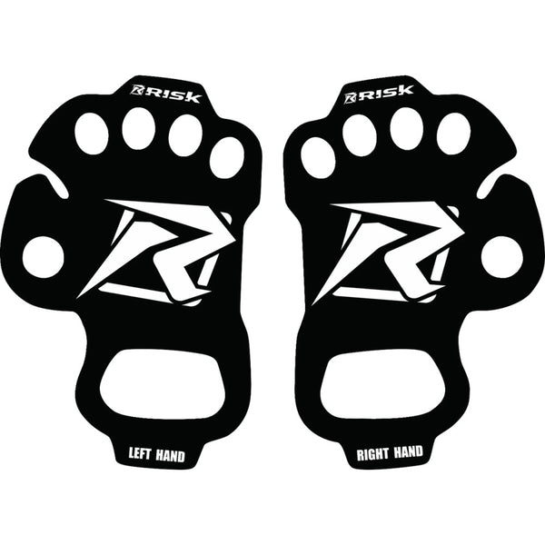 Risk Racing Ultra Thin Palm Protectors - Black - XL 12699