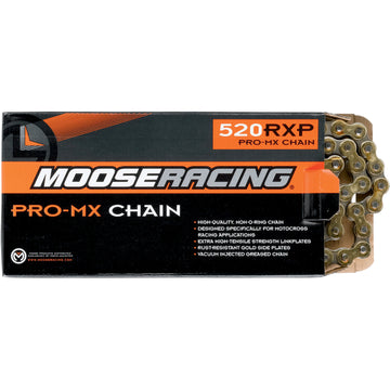 Moose Racing 520 RXP - Pro-MX Chain - Gold - 112 Links M574-00-112