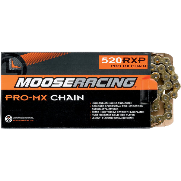 Moose Racing 520 RXP - Pro-MX Chain - Gold - 114 Links M574-00-114