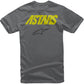 ALPINESTARS Angle Combo T-Shirt - Charcoal/Fluo Yellow - Large 1119-72000-18-L